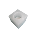 Himalajų druskos žvakidė (balta, kubo formos, lygi), ~ 500g
